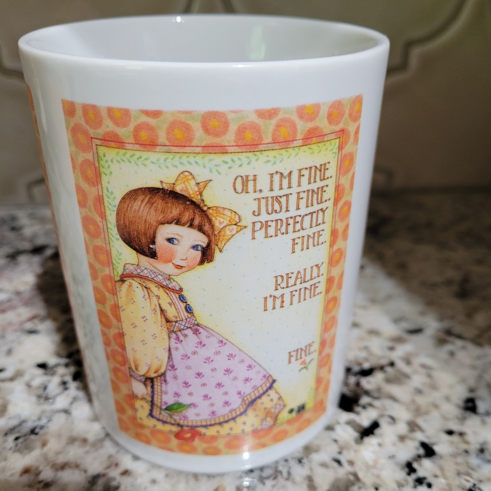 Mary Engelbreit I Am Fine Mug - Picture 2 of 8